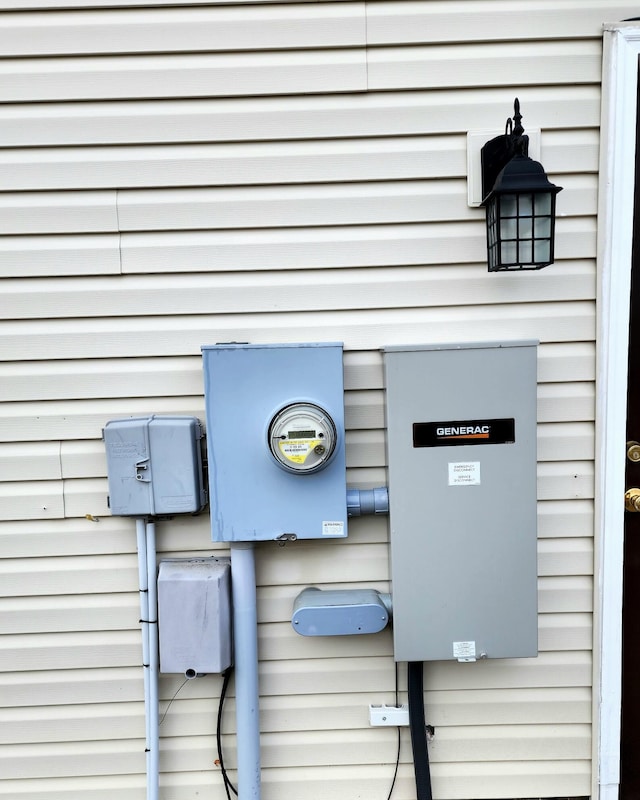 details featuring electric meter