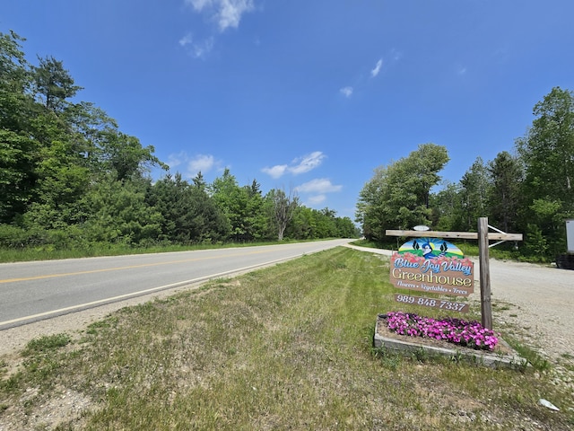 1300 N Perry Creek Rd, Fairview, MI 48621 - view of asphalt road