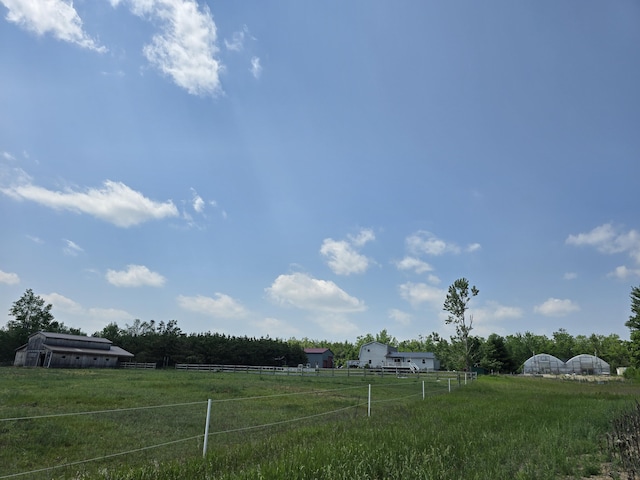 1300 N Perry Creek Rd, Fairview, MI 48621 - view of yard featuring a view of rural / pastoral area