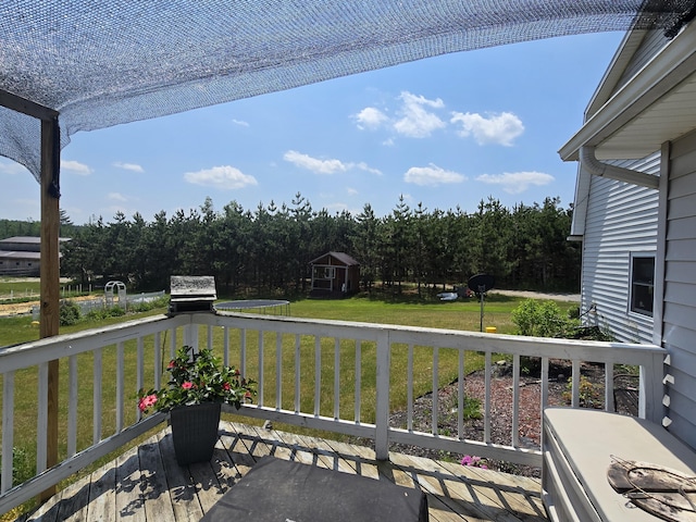 1300 N Perry Creek Rd, Fairview, MI 48621 - view of balcony