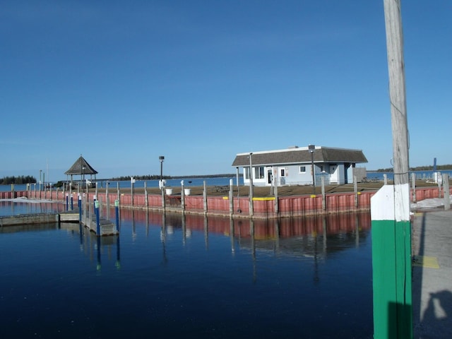 3468 W Nye Rd, Hessel, MI 49745 - dock with a water view
