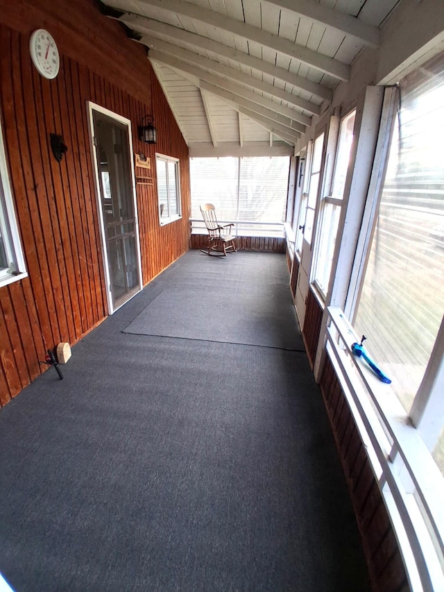 3468 W Nye Rd, Hessel, MI 49745 - view of unfurnished sunroom