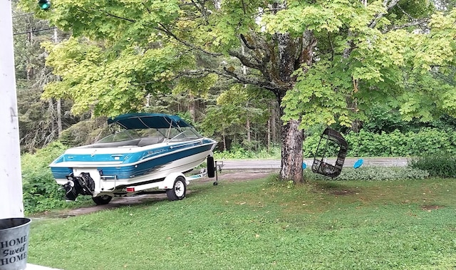 3468 W Nye Rd, Hessel, MI 49745 - view of grassy yard