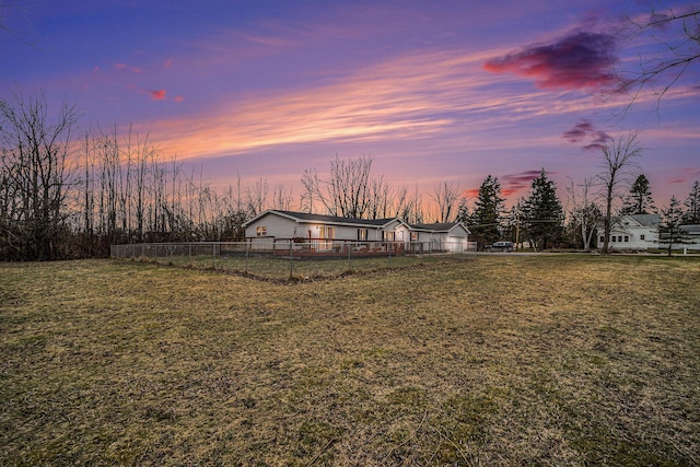 1580 Bancroft St, Cheboygan, MI 49721 - view of yard featuring fence