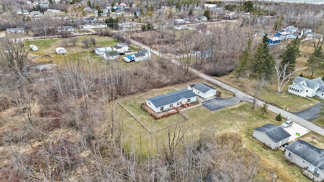 1580 Bancroft St, Cheboygan, MI 49721 - drone / aerial view featuring a residential view