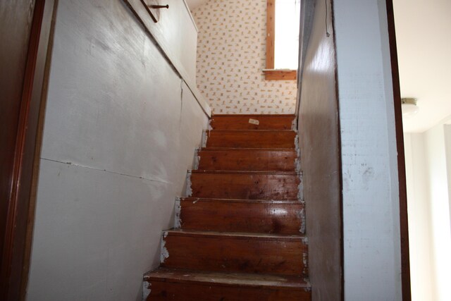 view of stairs