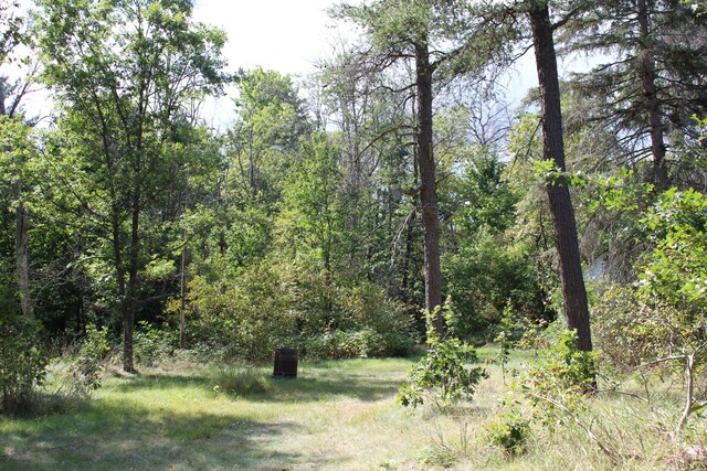 view of landscape with a view of trees