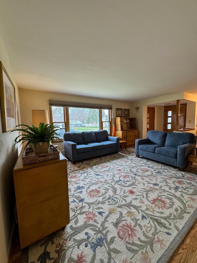 view of living area