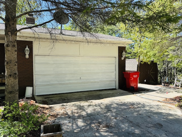 17745 Shubert Hwy, Alpena, MI 49707 - view of garage