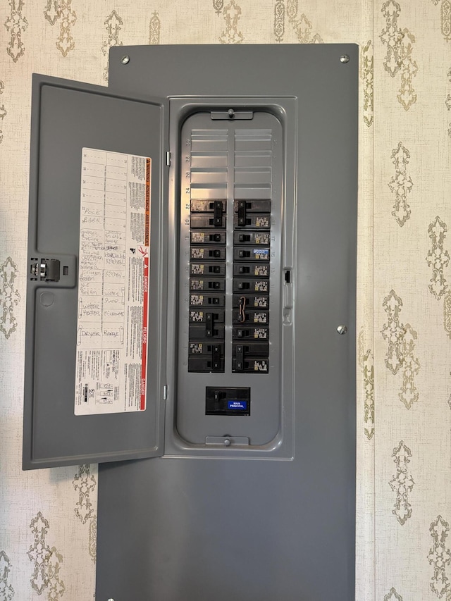 17745 Shubert Hwy, Alpena, MI 49707 - utility room featuring electric panel