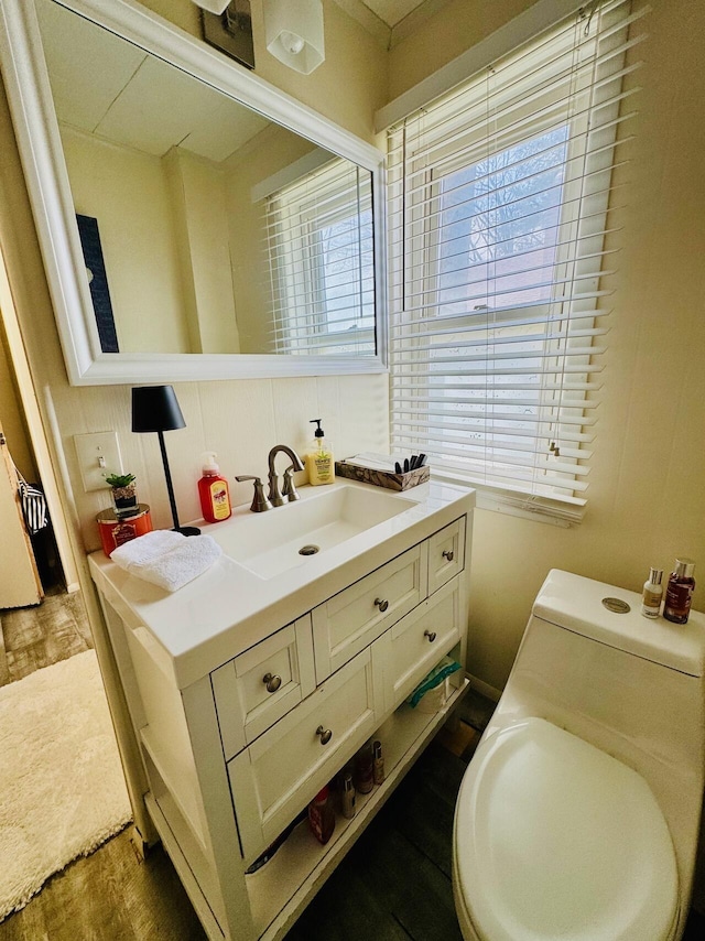 1106 Houghton View Dr, Houghton Lake, MI 48629 - bathroom featuring healthy amount of natural light and vanity