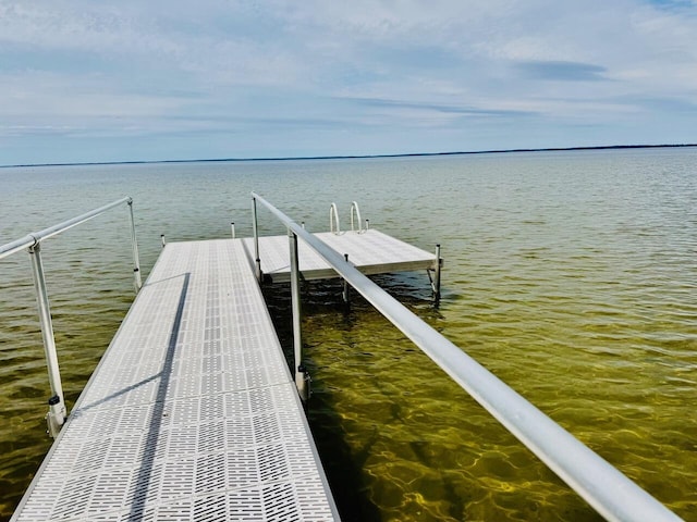 1106 Houghton View Dr, Houghton Lake, MI 48629 - dock area with a water view