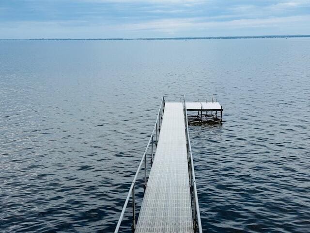 1106 Houghton View Dr, Houghton Lake, MI 48629 - dock area featuring a water view