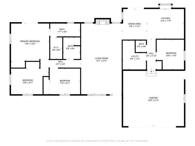 321 Greenleaf Dr, Houghton Lake, MI 48629 - floor plan