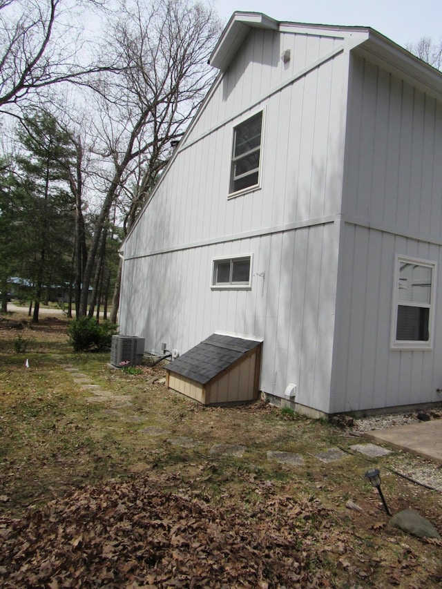 exterior space with central AC unit