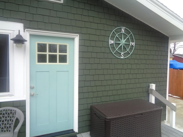 view of property entrance