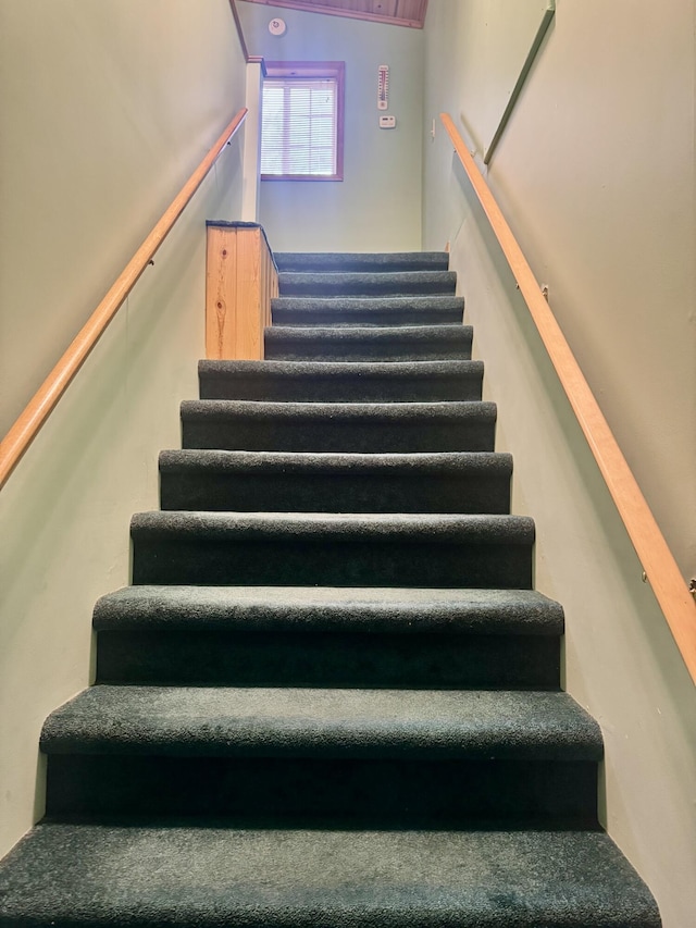 view of stairs