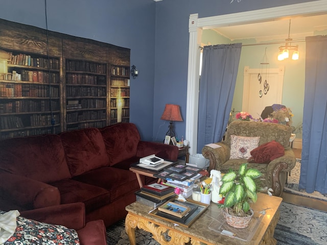 view of living area