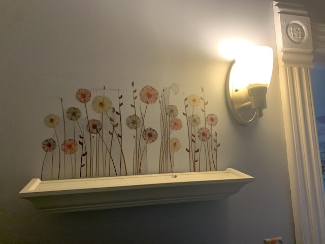 view of room details
