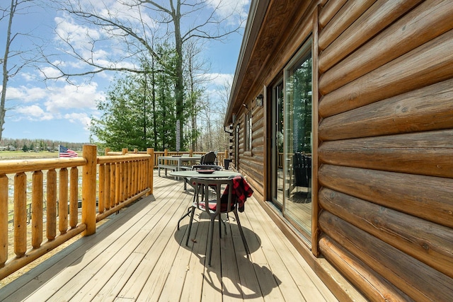 view of deck