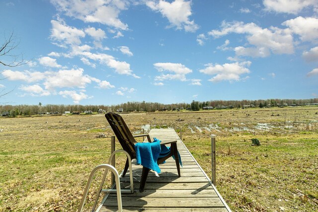 exterior space featuring a rural view