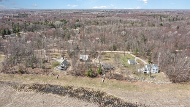 aerial view with a view of trees
