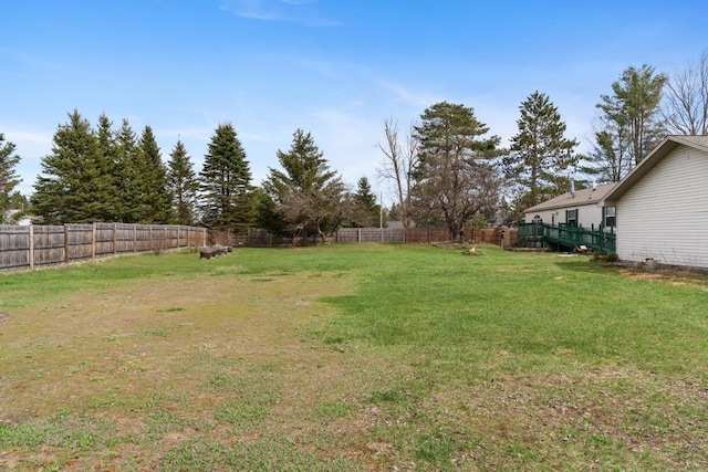 6075 W Edgar St, Pellston, MI 49769 - view of yard