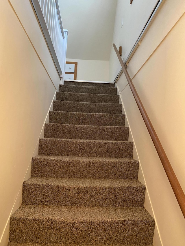 view of staircase