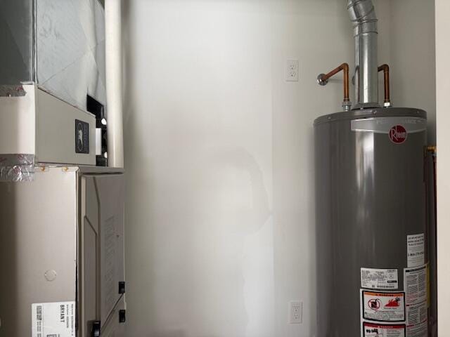 utilities featuring water heater