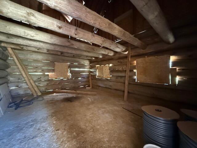 8670 N Everett Rd, Roscommon, MI 48653 - view of unfinished attic