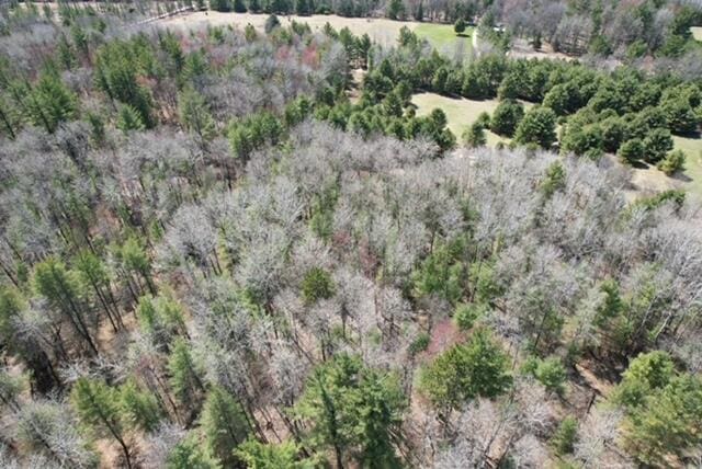 bird's eye view with a rural view