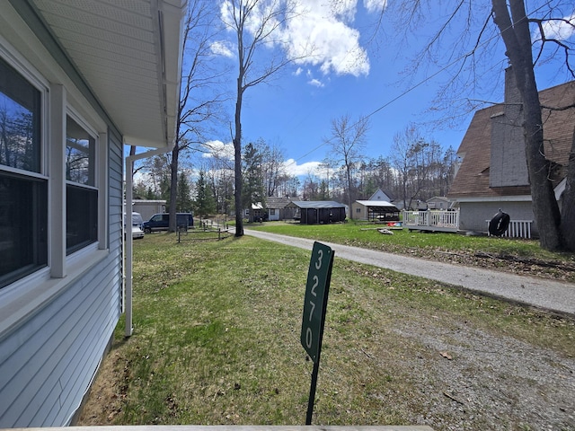 view of yard