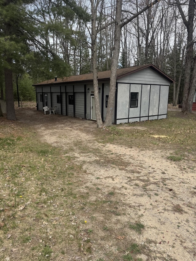 view of outdoor structure