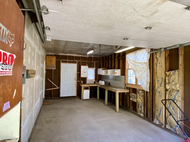 view of basement