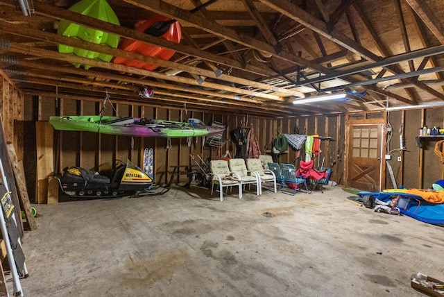 15757 Lakeway Dr, Wolverine, MI 49799 - view of garage