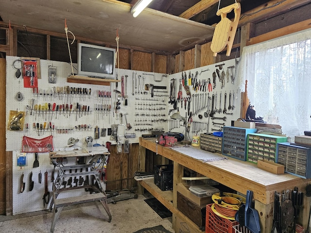 view of storage room