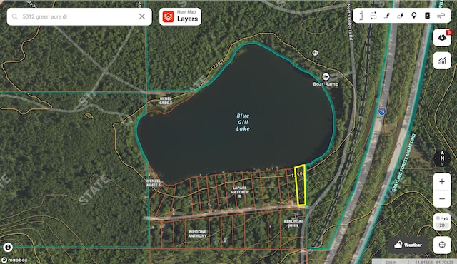 5012 Green Acre Dr, Frederic, MI 49733 - map / location