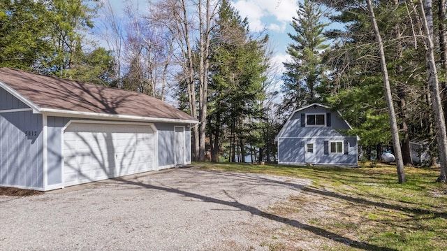 5012 Green Acre Dr, Frederic, MI 49733 - view of detached garage