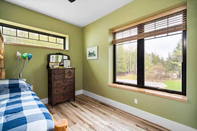 835 M-88, Bellaire, MI 49615 - bedroom with baseboards and light wood finished floors