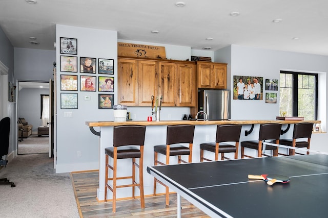835 M-88, Bellaire, MI 49615 - game room featuring baseboards, recessed lighting, and a sink
