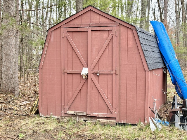 3313 Pleasant View Dr, Lewiston, MI 49756 - view of shed
