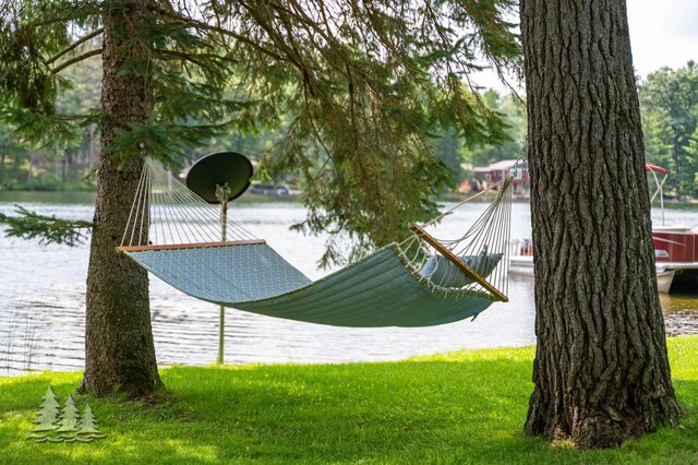 3897 S Mielke Way Rd, Lewiston, MI 49756 - surrounding community featuring a water view and a yard