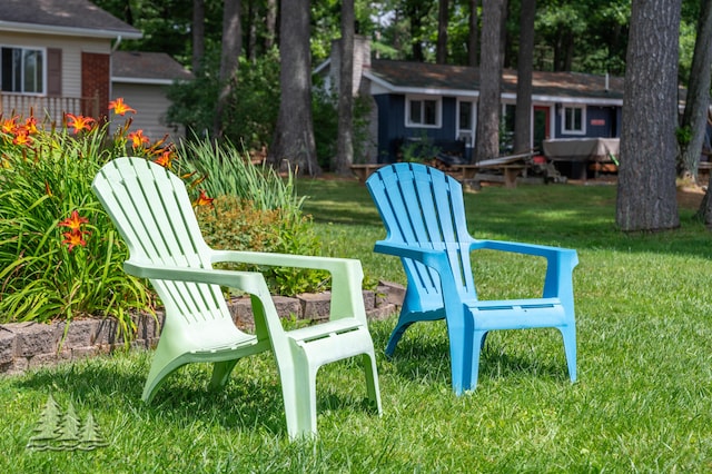 3897 S Mielke Way Rd, Lewiston, MI 49756 - view of yard