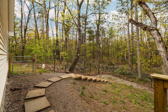 1350 Pine Point Dr, Lewiston, MI 49756 - view of yard featuring a gate