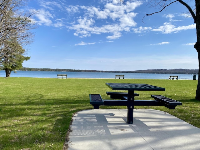 4441 Judy Ave, Lewiston, MI 49756 - view of property's community with a yard and a water view