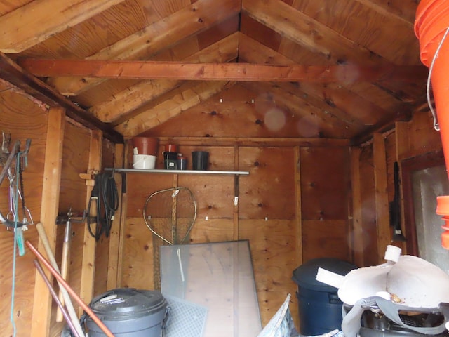 view of storage