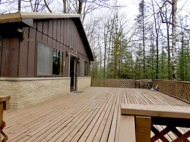 view of deck