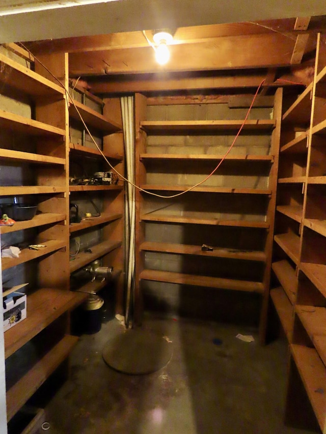 view of storage