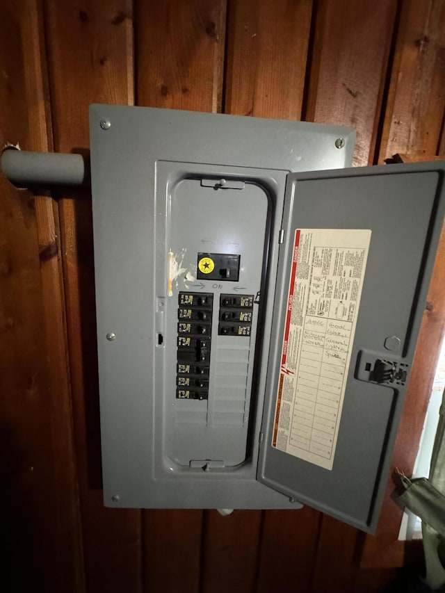 utility room featuring electric panel