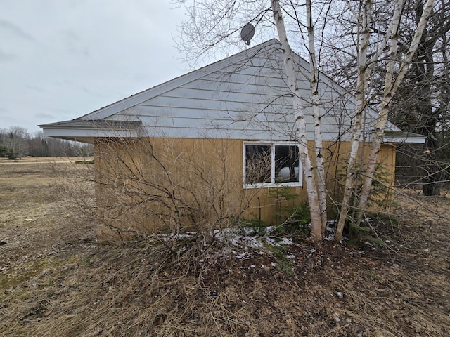 view of side of property